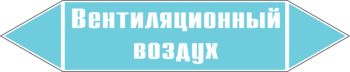 Маркировка трубопровода "вентиляционный воздух" (пленка, 252х52 мм) - Маркировка трубопроводов - Маркировки трубопроводов "ВОЗДУХ" - Магазин охраны труда ИЗО Стиль